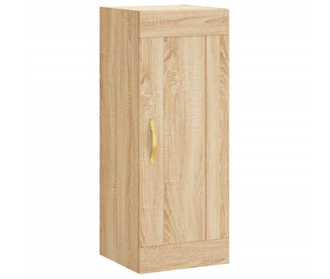 Vidaxl armario de pared madera ingeniería roble sonoma 34,5x34x90 cm