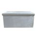 Puff Ottoman Almacenaje Rectangular Terciopelo Plegable Puff Ottoman Almacenaje Rectangular Terciopelo Plegable Beige