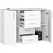 Cómoda K45 AKORD 4 cajones 2 puertas 110 Cómoda K45 AKORD 4 cajones 2 puertas 110 Blanco