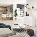 Cómoda K45 AKORD 4 cajones 2 puertas 110 Cómoda K45 AKORD 4 cajones 2 puertas 110 Blanco