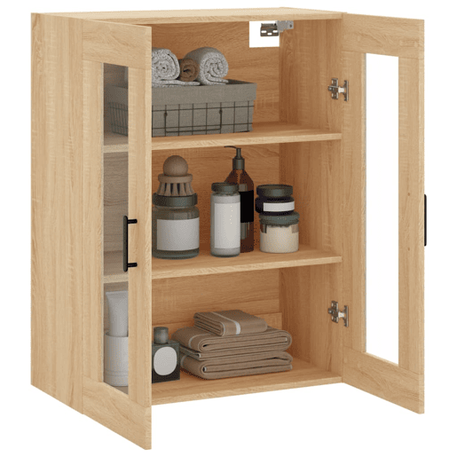 vidaXL Armário de parede 69,5x34x90 cm carvalho sonoma vidaXL Armário de parede 69,5x34x90 cm carvalho sonoma