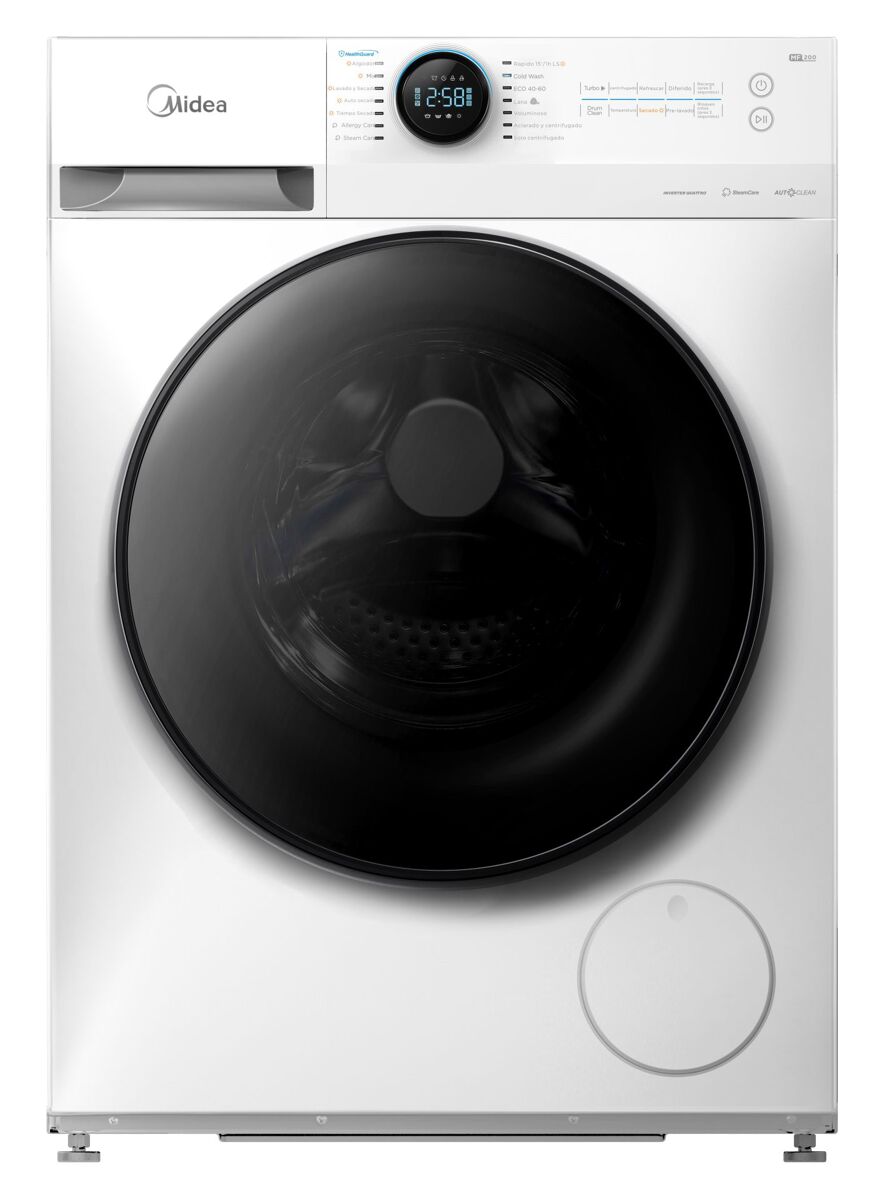 Midea MF200D80B/W-ES - Lavasecadora 8/6 Kg