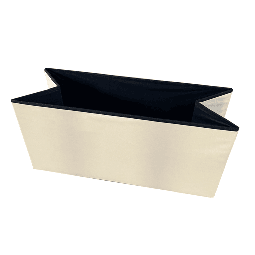 Puff Otomano Retangular Dobrável Armazenamento em Couro Sintético 76x38x38cm | Página inicial de Nyana | Estilo Otomano | Couro sintético resistente | Preto, cinza e bege Puff Otomano Retangular Dobrável Armazenamento em Couro Sintético 76x38x38cm | Página inicial de Nyana | Estilo Otomano | Couro sintético resistente | Preto, cinza e bege