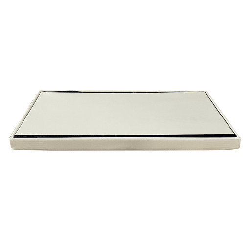 Puff Otomano Retangular Dobrável Armazenamento em Couro Sintético 76x38x38cm | Página inicial de Nyana | Estilo Otomano | Couro sintético resistente | Preto, cinza e bege Puff Otomano Retangular Dobrável Armazenamento em Couro Sintético 76x38x38cm | Página inicial de Nyana | Estilo Otomano | Couro sintético resistente | Preto, cinza e bege