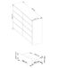 Cómoda K140 138 Cómoda K140 138 Blanco/ Madera