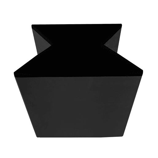 Puff otomano dobrável de veludo quadrado para armazenamento 38x38x38cm | Página inicial de Nyana | Estilo Otomano | Veludo macio | Preto, cinza e bege