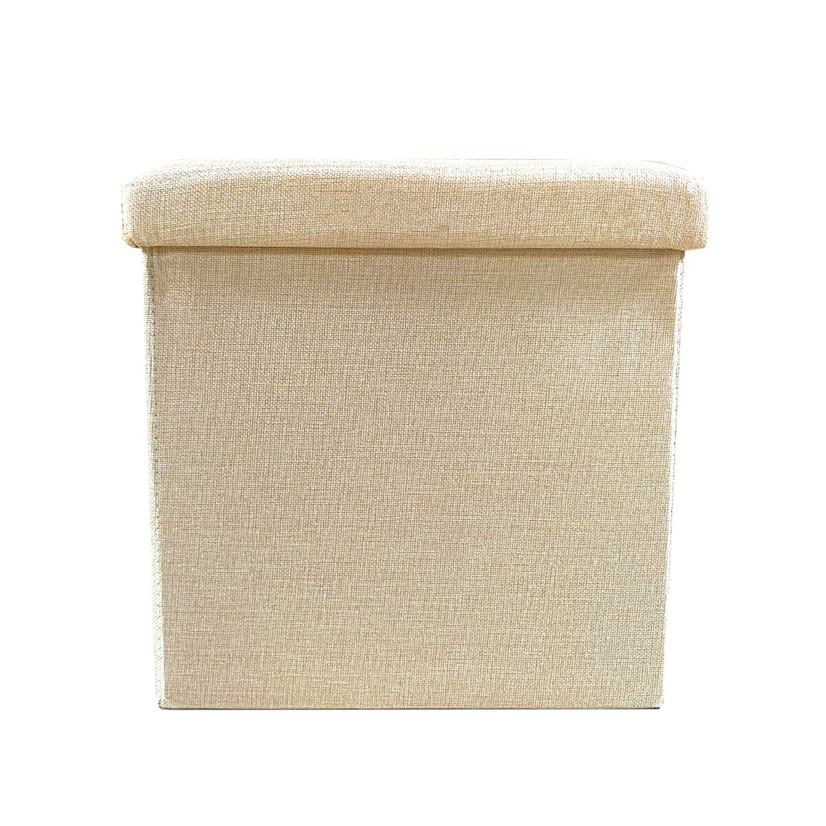 Puff Ottoman de Almacenaje Cuadrado Plegable