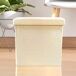 Puff Ottoman de Almacenaje Cuadrado Plegable Puff Ottoman de Almacenaje Cuadrado Plegable Beige