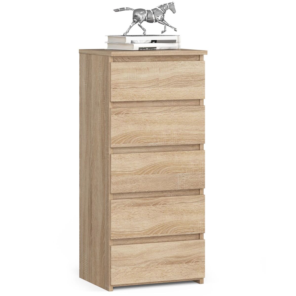 Cómoda CL5 AKORD 5 cajones 40 Madera Clara
