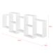 Estantería para Pared Jessheim con 7 compartimientos aglomerado Estantería para Pared Jessheim con 7 compartimientos aglomerado Blanco