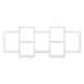 Estantería para Pared Jessheim con 7 compartimientos aglomerado Estantería para Pared Jessheim con 7 compartimientos aglomerado Blanco