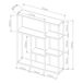 Estantería de pared Jämijärvi con 6 compartimentos abiertos acero Estantería de pared Jämijärvi con 6 compartimentos abiertos acero Negro