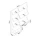 Estantería de pared Tingvoll con elementos ajustables Estantería de pared Tingvoll con elementos ajustables Natural