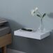 Estantería de pared Hyvinkää con cajón hasta 5 kg MDF 39 Estantería de pared Hyvinkää con cajón hasta 5 kg MDF 39 Blanco