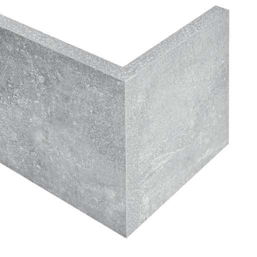 Estante de parede Grimstad 3 níveis até 14 kg - aglomerado 119 x 18 x 55 cm - efeito betão en.casa