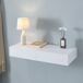 Estantería de pared Karstula con 2 cajones MDF recubierto de PVC 80 Estantería de pared Karstula con 2 cajones MDF recubierto de PVC 80 Blanco