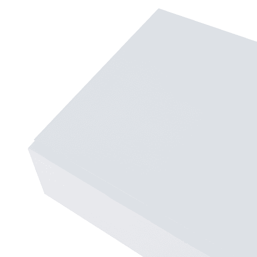 Estante de parede Karstula com 2 gavetas MDF revestido a PVC 80 x 35 x 12 cm - Branco en.casa
