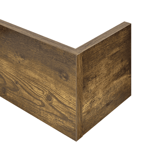 Estante de parede Grimstad 3 níveis até 14 kg - aglomerado 119 x 18 x 55 cm - efeito madeira escura en.casa