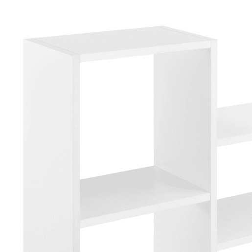 Estante de parede Lillesand com 5 compartimentos 101 x 18 x 60 cm - Branco mate en.casa
