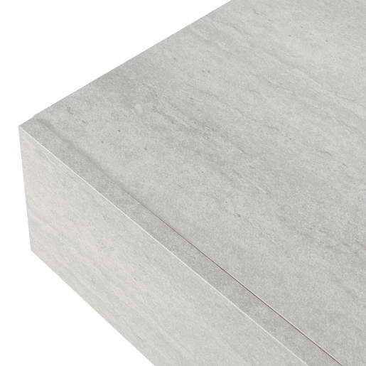 Estante de parede Karstula com 2 gavetas MDF revestido a PVC 80 x 35 x 12 cm - Efeito betão en.casa