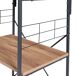 Estantería de cocina Billund 4 estantes metal/aglomerado Estantería de cocina Billund 4 estantes metal/aglomerado Negro/ Madera