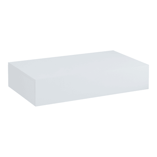 Estante de parede Kärsämäki com gaveta até 5 kg MDF 60 x 35 x 12 cm - Branco en.casa Estante de parede Kärsämäki com gaveta até 5 kg MDF 60 x 35 x 12 cm - Branco en.casa