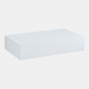 Estante de parede Kärsämäki com gaveta até 5 kg MDF 60 x 35 x 12 cm - Branco en.casa