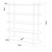 Librería Øvre con 5 estantes metal 80 Librería Øvre con 5 estantes metal 80 Blanco