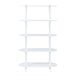 Librería Øvre con 5 estantes metal 80 Librería Øvre con 5 estantes metal 80 Blanco