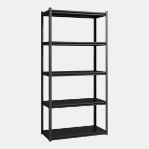 Prateleiras de aço Austrheimpara trabalhos pesados 183x90x40 cm - Preto  Prata en.casa