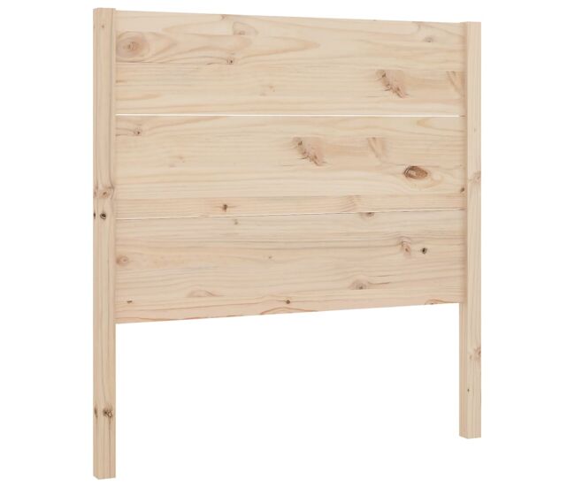 Vidaxl cabecero de cama madera maciza de pino 81x4x100 cm