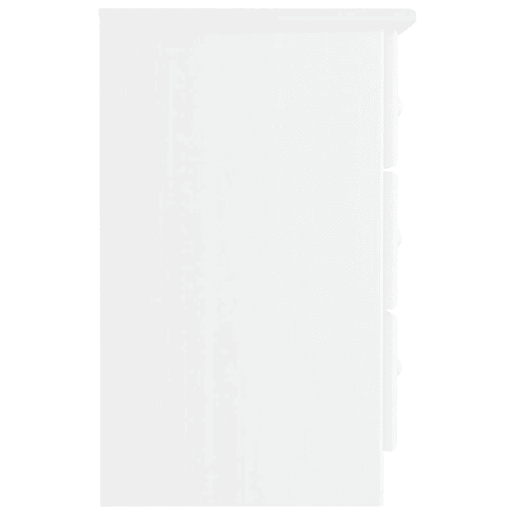 vidaXL Mesa de cabeceira ALTA 41x35x55,5 cm pinho maciço branco vidaXL Mesa de cabeceira ALTA 41x35x55,5 cm pinho maciço branco