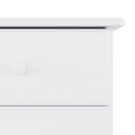 vidaXL Mesa de cabeceira ALTA 41x35x55,5 cm pinho maciço branco vidaXL Mesa de cabeceira ALTA 41x35x55,5 cm pinho maciço branco