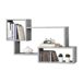 Estantería Mural Kvinesdal con 3 compartimientos hasta 13 kg 87 Estantería Mural Kvinesdal con 3 compartimientos hasta 13 kg 87 Blanco