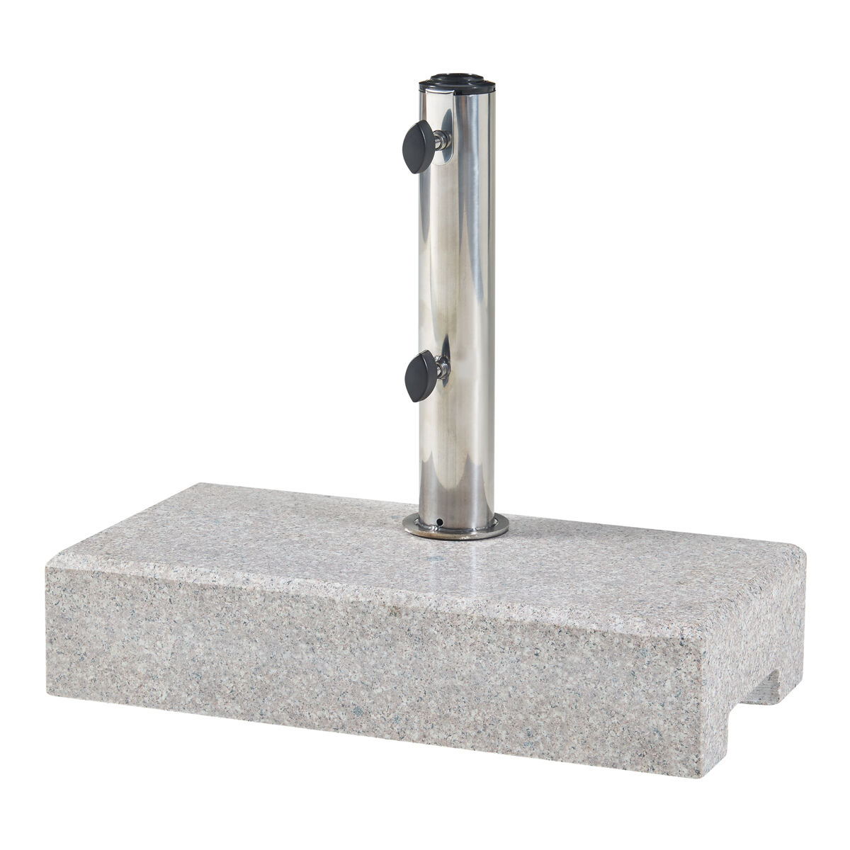 Soporte de sombrilla Bomba rectangular granito