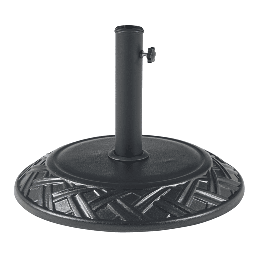 Suporte para guarda-chuva Bisegna redondo em betão Ø50x7cm - Preto casa.pro