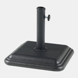 Suporte para guarda-sol Biccari 35x35x5,5 cm betão - Preto casa.pro