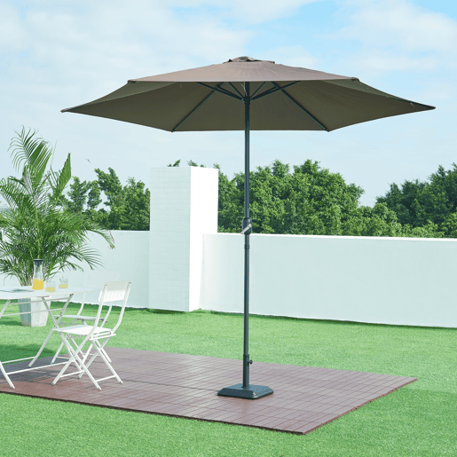 Suporte para guarda-sol Biccari 35x35x5,5 cm betão - Preto casa.pro