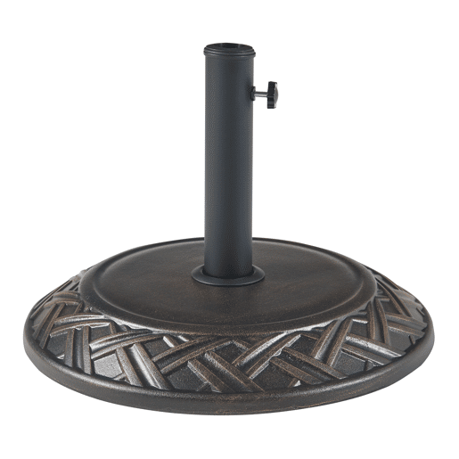 Suporte para guarda-chuva Bisegna redondo em betão Ø50x7cm - Bronze casa.pro