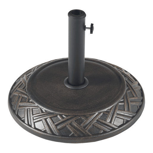 Suporte para guarda-chuva Bisegna redondo em betão Ø50x7cm - Bronze casa.pro