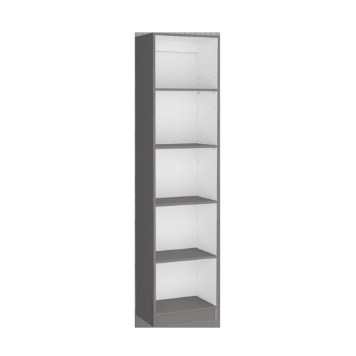 Conjunto de estantes de 3 peças em melamina para escritório em casa com prateleiras e 4 portas