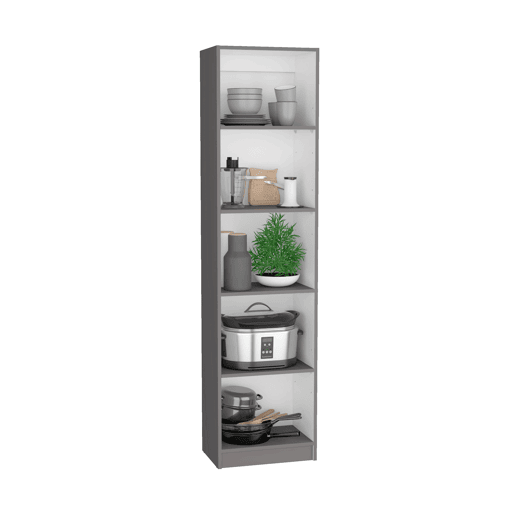 Conjunto de estantes de 3 peças em melamina para escritório em casa com prateleiras e 4 portas