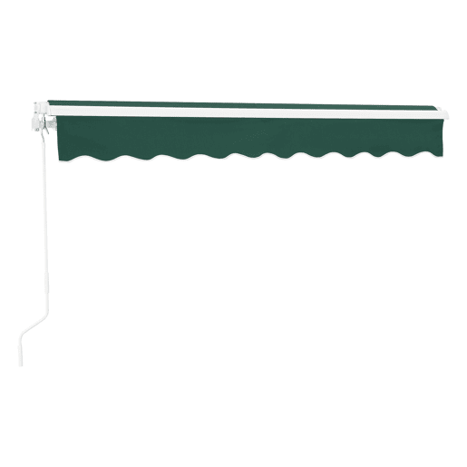Toldo Articulado Bitonto Retráctil Manual 250 x 200 cm Verde Escuro en.casa