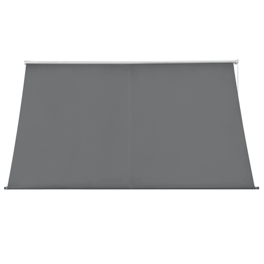 Toldo de aço extensível para terraço exterior Málaga 250 x 120 cm - Cinzento pro.tec