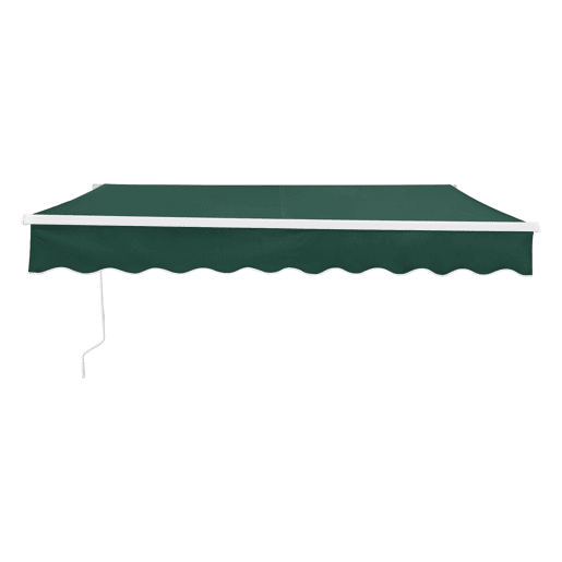 Toldo Articulado Bitonto Retráctil Manual 300 x 250 Verde Escuro en.casa