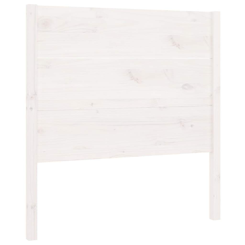 Vidaxl cabecero madera maciza de pino blanco 106x4x100 cm