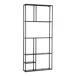Estantería de pared Jämijärvi con 8 compartimentos abiertos acero Estantería de pared Jämijärvi con 8 compartimentos abiertos acero Negro