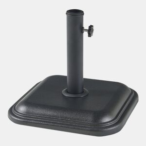 Suporte para guarda-sol Biccari 35x35x4,5 cm betão - Preto casa.pro