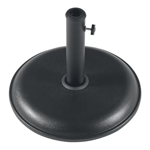 Suporte para guarda-chuva Bionaz redondo em betão 45x5cm - Preto casa.pro