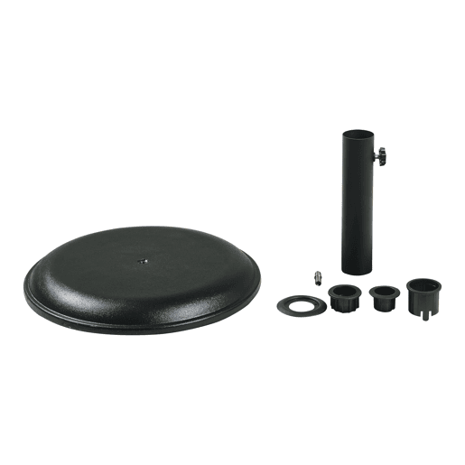 Suporte para guarda-chuva Bionaz redondo em betão 45x5cm - Preto casa.pro